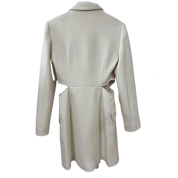 Jonathan Simkhai Jada Cut-Out Mini Blazer Dress- Sz 4 - Picture 3 of 15